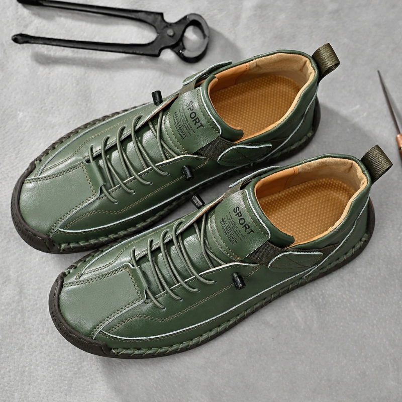 Hawthorne | Skórzane sneakersy męskie