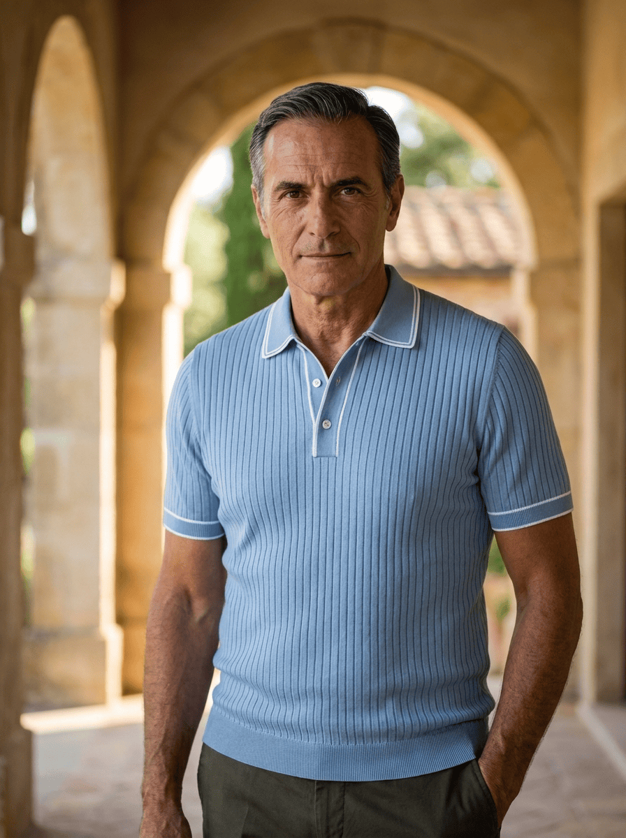 Henry | Wiskozowa Koszulka Polo
