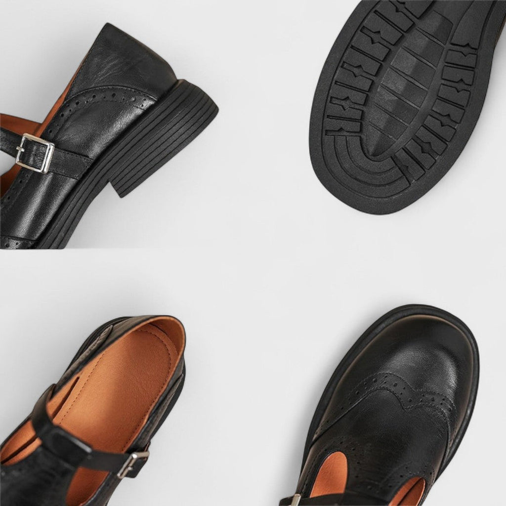 Sylwana | Ortopedyczne damskie buty skórzane