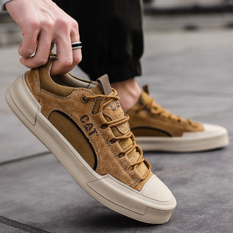 UrbanEdge | Skórzane Sneakersy Dzienne