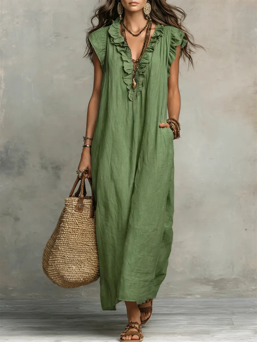 Camellia | Letnia Sukienka Maxi