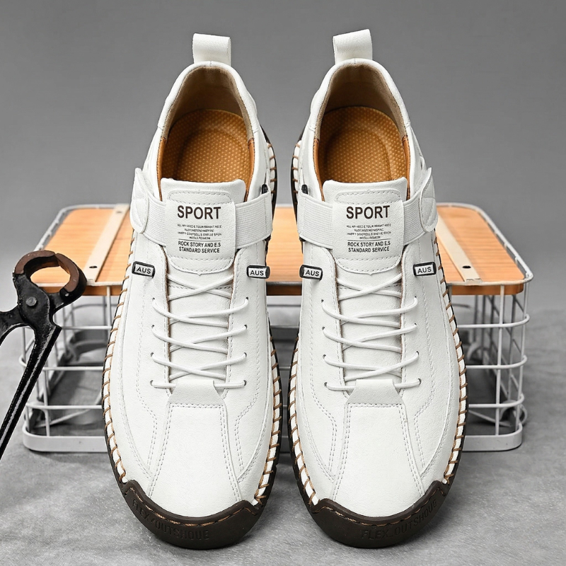 Hawthorne | Skórzane sneakersy męskie