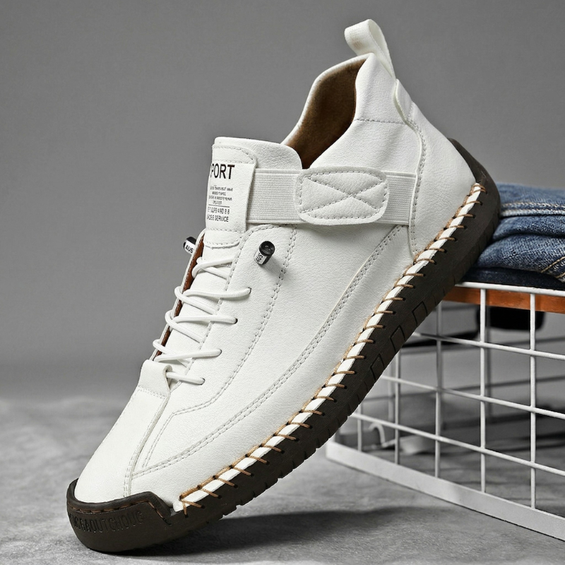 Hawthorne | Skórzane sneakersy męskie